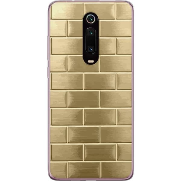 Mobilskal till Xiaomi Mi 9T Pro med Gyllene Murstenar