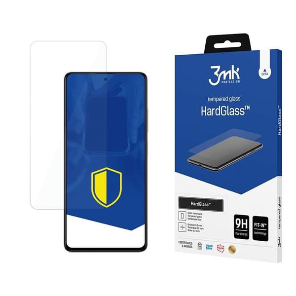 3MK Xiaomi Poco X5 5G/Redmi Note 12 5G Karkaistu lasi näytönsuoja 9H Transparent