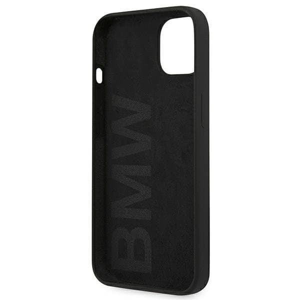 BMW Silicone Signature Skal iPhone 13 Mini - Musta Black