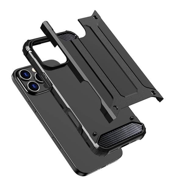 Mobilskal till iPhone 16 Pro Hybrid Armor - Svart Black