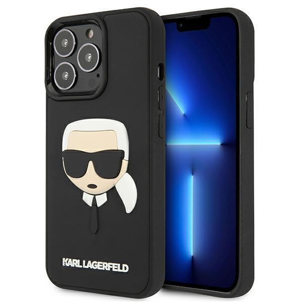 Karl Lagerfeld 3d Rubber Karl`s Head Skal iPhone 13 Pro - Svart Svart