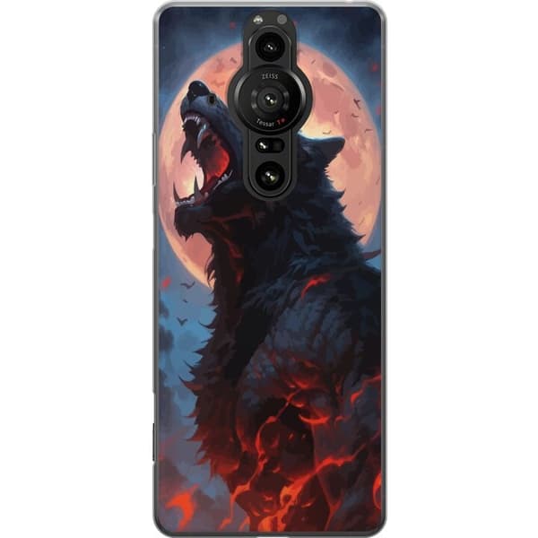 Mobilcover til Sony Xperia Pro-I med Hylende ulv