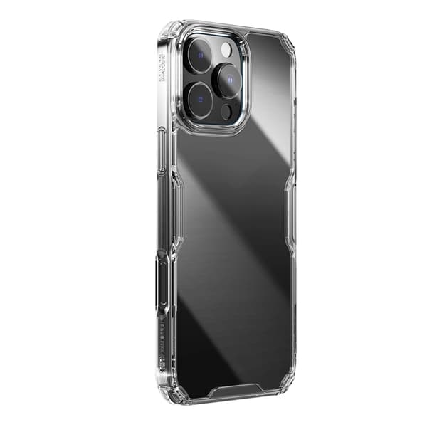 Nillkin Mobilskal till iPhone 16 Pro Nature Pro - Transparent/Vit Transparent