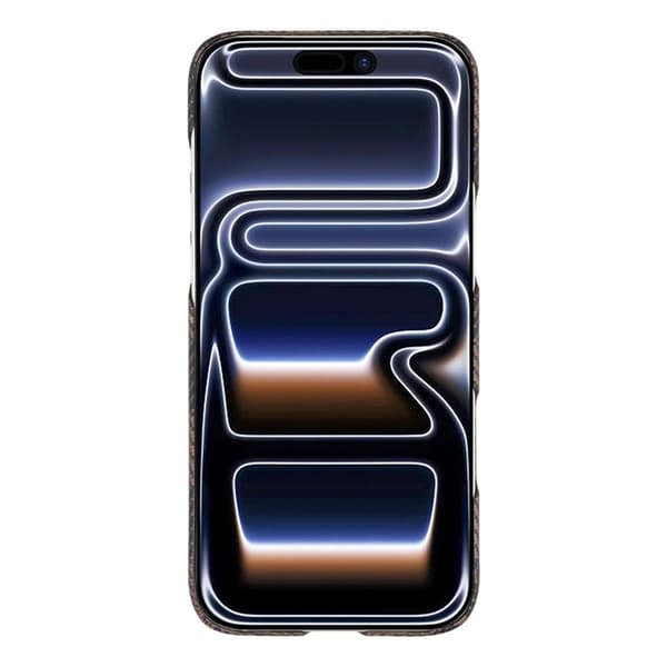 Mobilskal till iPhone 17 Pro Max MagSafe Aramid Fiber Square Grid Brun