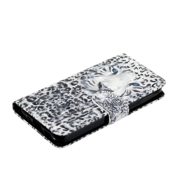 Plånboksfodral för Samsung Galaxy S26 Plus 3D-mönster Konstläder - Leopard