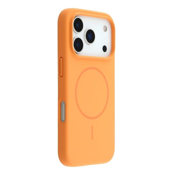 X-LEVEL Mobilskal till iPhone 17 Pro Max MagSafe Liquid Silikon Orange