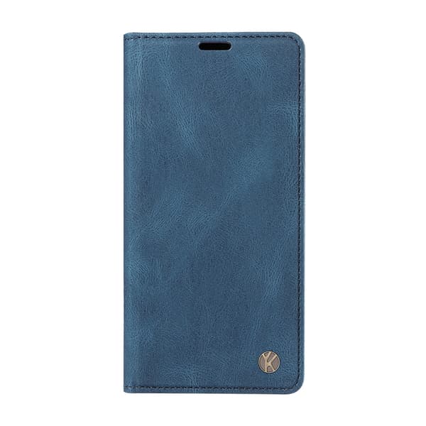 YIKATU OnePlus 15 5G Konstläder Plånboksfodral Skin-touch Blå