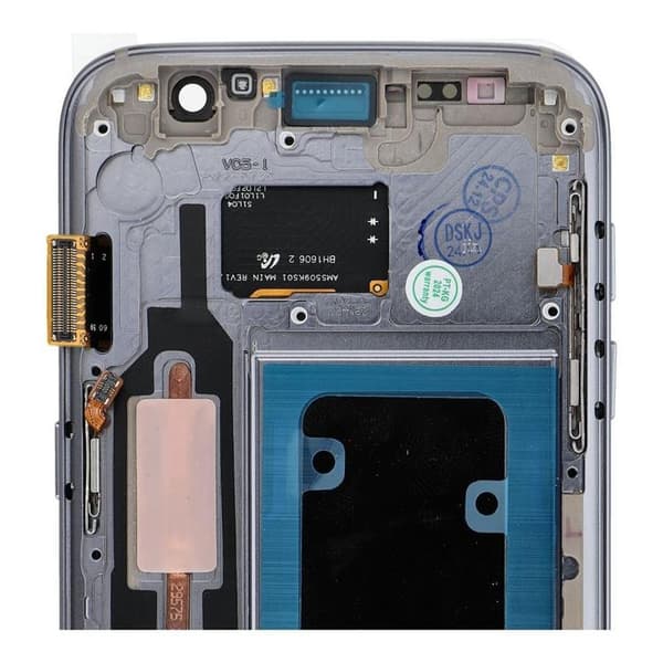 Galaxy S7 Skärm med LCD-display FixCell Renoveradde - Svart Black