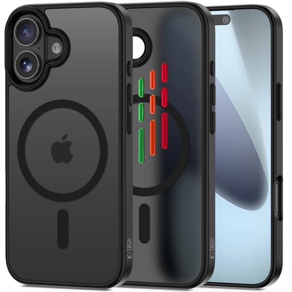 Tech-Protect Mobilskal till iPhone 17 Magsafe Matte - Svart Svart