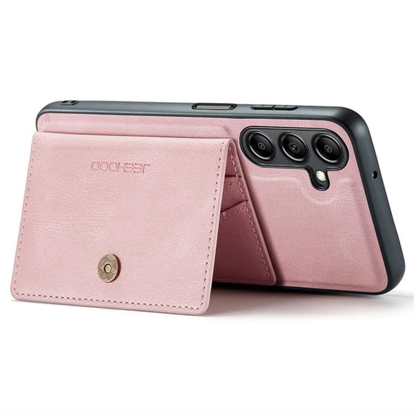 JEEHOOD Samsung Galaxy A14 4G/5G Mobilskal KonstLäder - Rosa Rosa