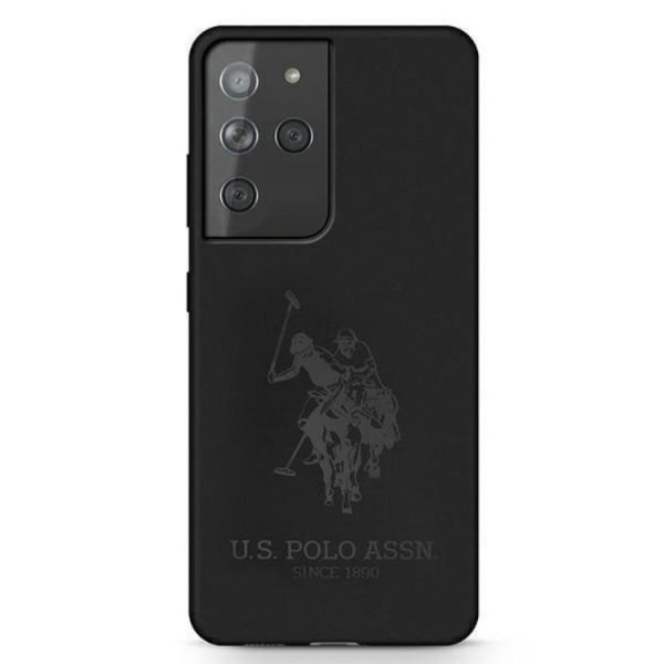 US Polo Silikone On Tone Cover Galaxy S21 Ultra - Sort Black