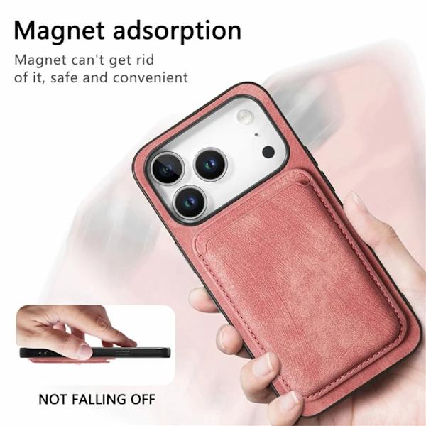 Mobilskal till iPhone 17 Pro Max Retro Detachable - Rosa Rosa