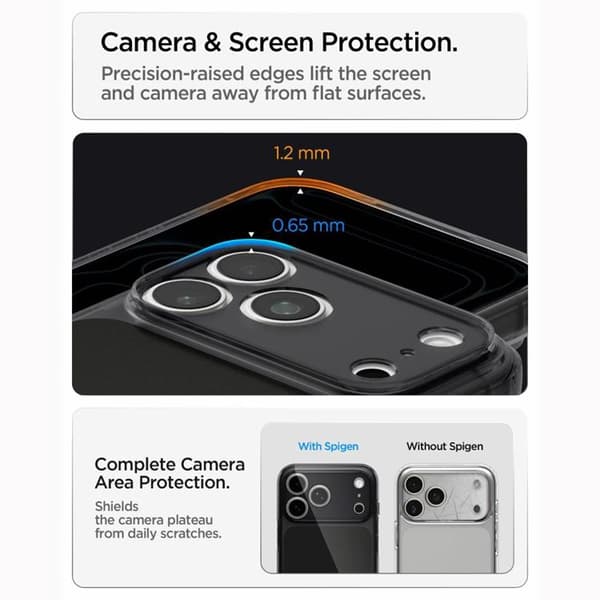 Spigen Mobilskal För iPhone 18 Pro/17 Pro Magsafe Ultra Hybrid T
