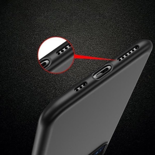 iPhone 14 Pro Max Cover pehmeä joustava geeli - musta