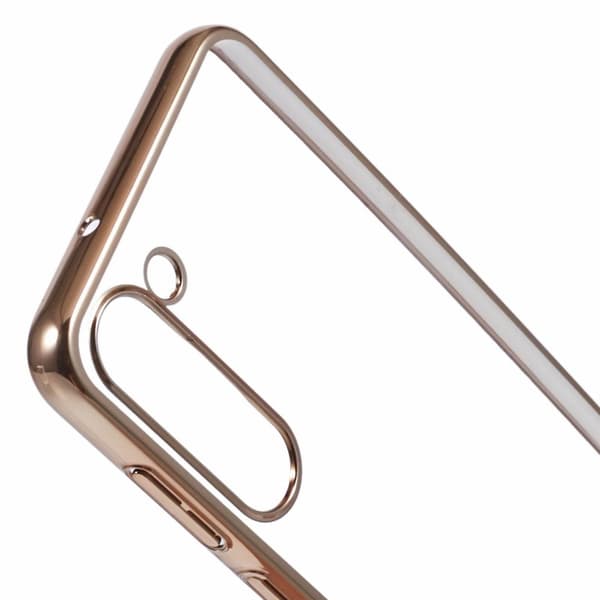 X-LEVEL Mobilskal till Samsung Galaxy S23 Hård PC Transparent Guld