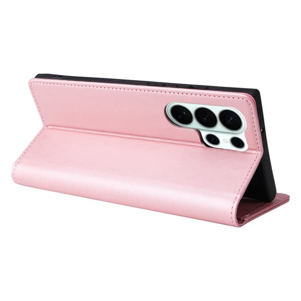 Plånboksfodral för Samsung Galaxy S26 Ultra RFID Blocking Konstläder - Rosa