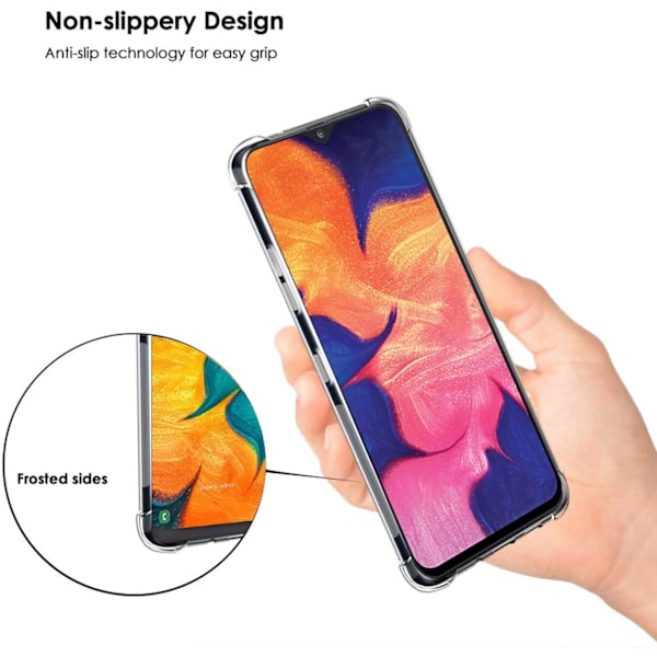 Flexicase cover til Samsung Galaxy A10 - Transparent Transparent