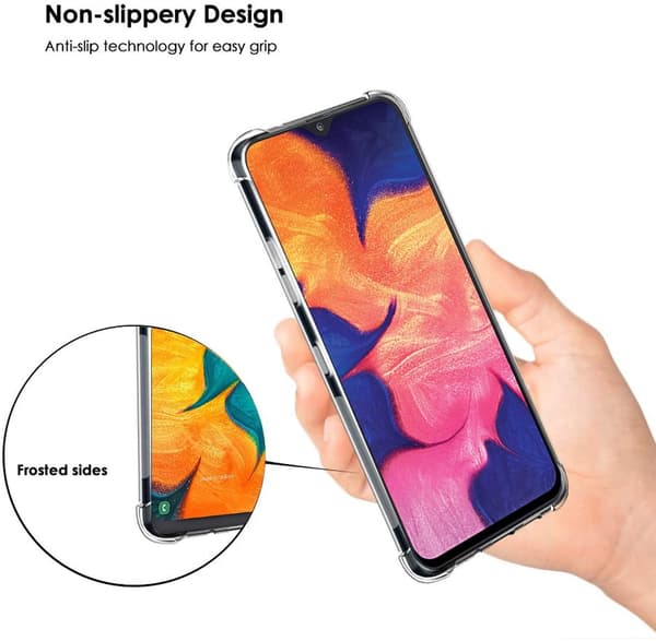 Flexicase skal till Samsung Galaxy A10 - Transparent Transparent
