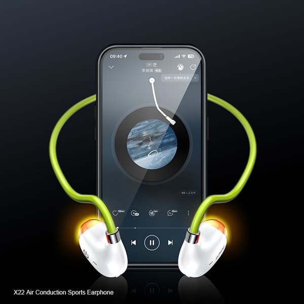 XUNDD X22 Trådlösa Sporthörlurar Bluetooth Svart