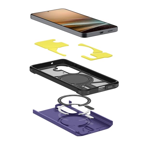 Spigen Mobilskal För Galaxy S26 Plus MagSafe Tough Armor - Ash Violet Lila