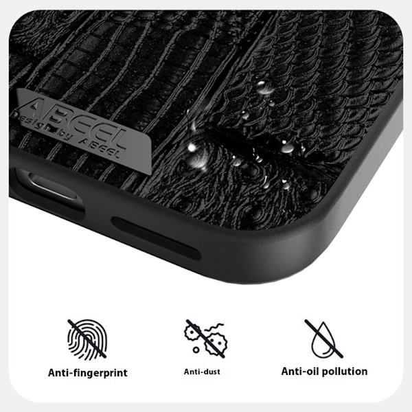 ABEEL Mobilskal till Google Pixel 9 Pro MagSafe Äkta Läder Blå