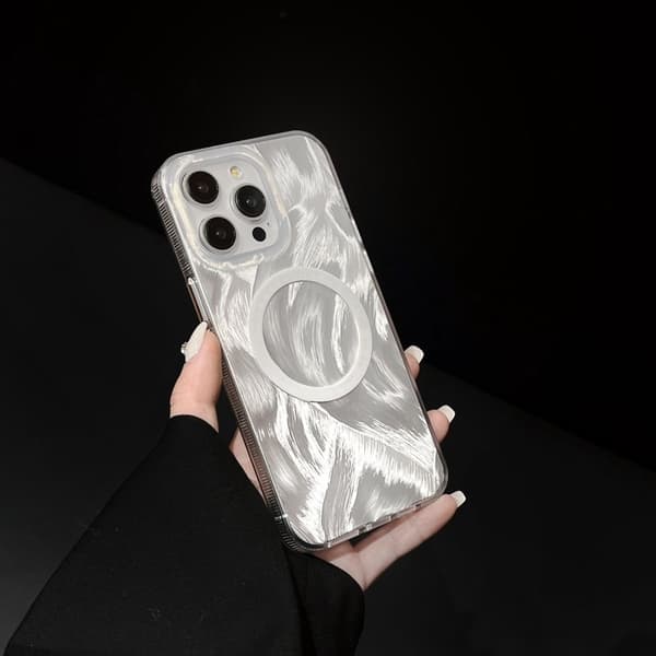 XUNDD Mobilskal till iPhone 15 Pro MagSafe TPU+Acrylic Vit