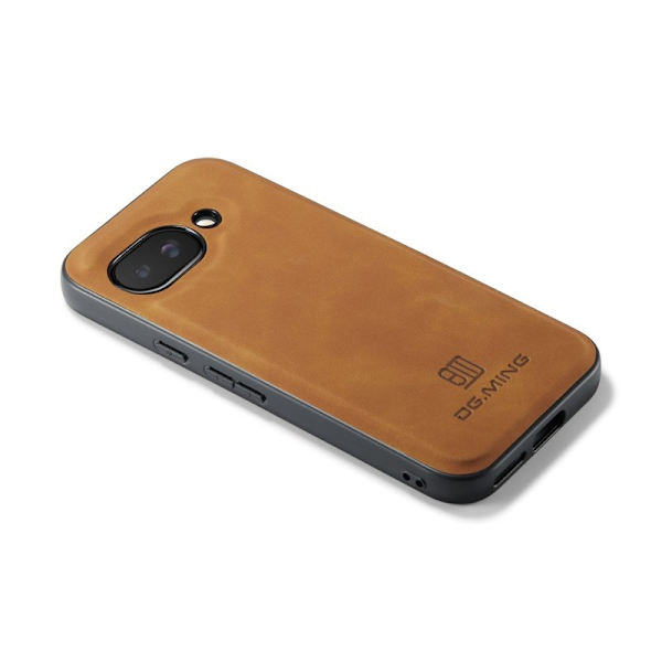 DG.MING Mobilskal till Google Pixel 9a PU Läder Hybrid - Brun