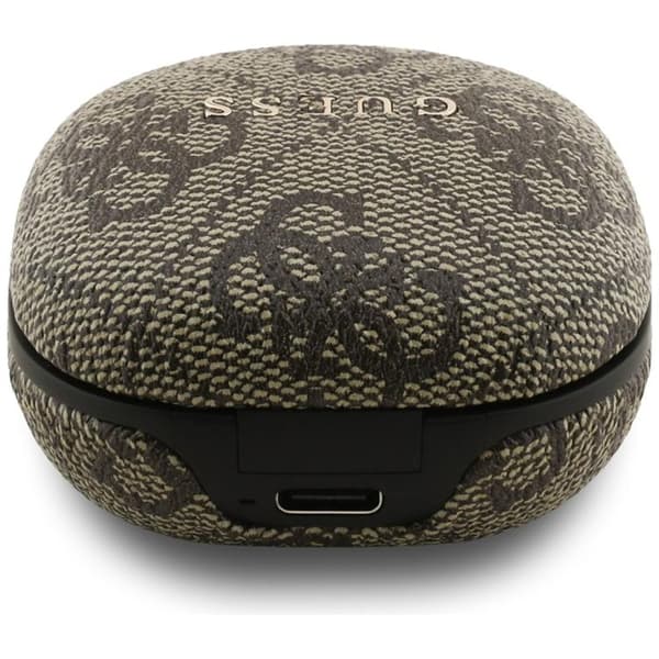 Guess TWS øretelefoner ENC 4G klassisk metallogo Brun
