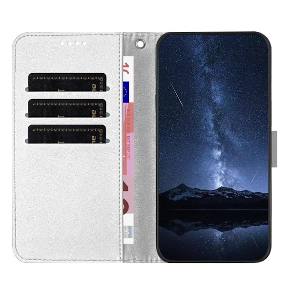 Plånboksfodral för Samsung Galaxy S26 Plus Konstläder Ställ - Silver