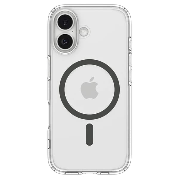 Spigen Mobilskal för Apple iPhone 17 MagSafe Ultra Hybrid - Clear/Graphite Transparent