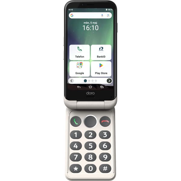 Doro Smartphone A21 4G Aurora Knap - Hvid Vit