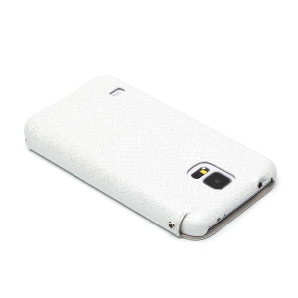 Zenus Minimal Diary Väska till Samsung Galaxy S5 - (Vit) Vit