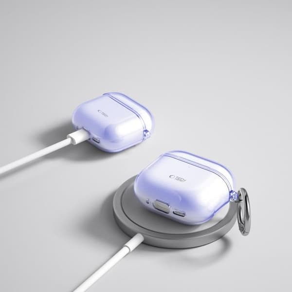 Tech-Protect Apple Airpods 4 Etui Flexair - Lilla Lila