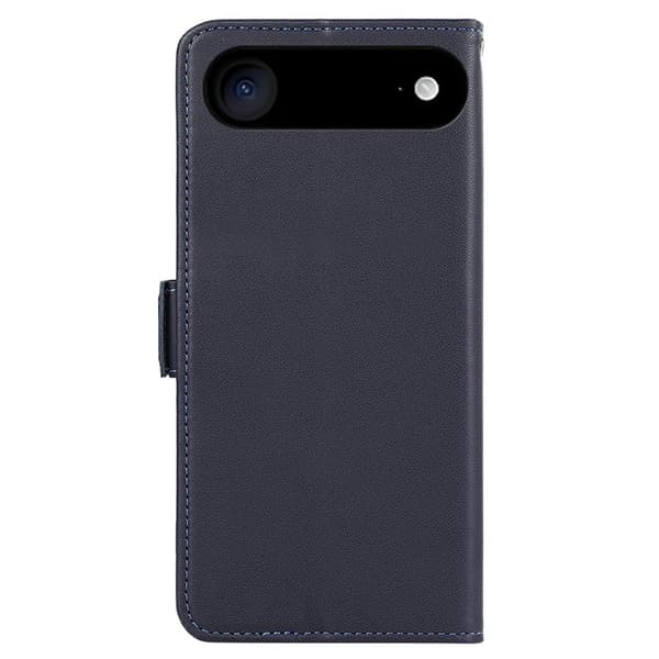 ABEEL iPhone Air Plånboksfodral Konstläder med RFID-Skydd - Blå