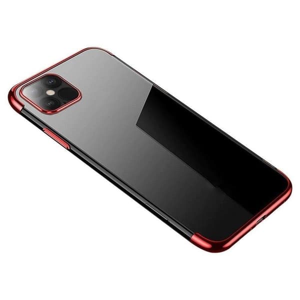 Redmi Note 11 Pro Plus/11 Pro Etui Klar Farve Metallisk - Rød Röd