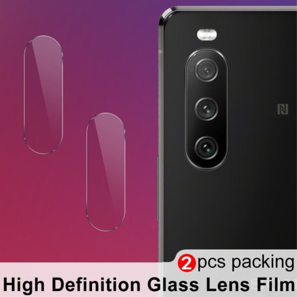 [2-PACK] Karkaistu lasi kameran linssisuoja Sony Xperia 10 III -näytölle