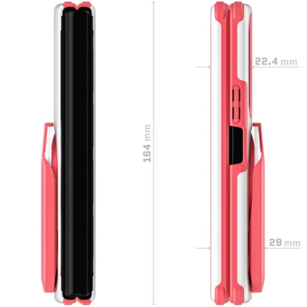 Ghostek EXEC Kortholder Cover Galaxy Z Fold 3 - Pink