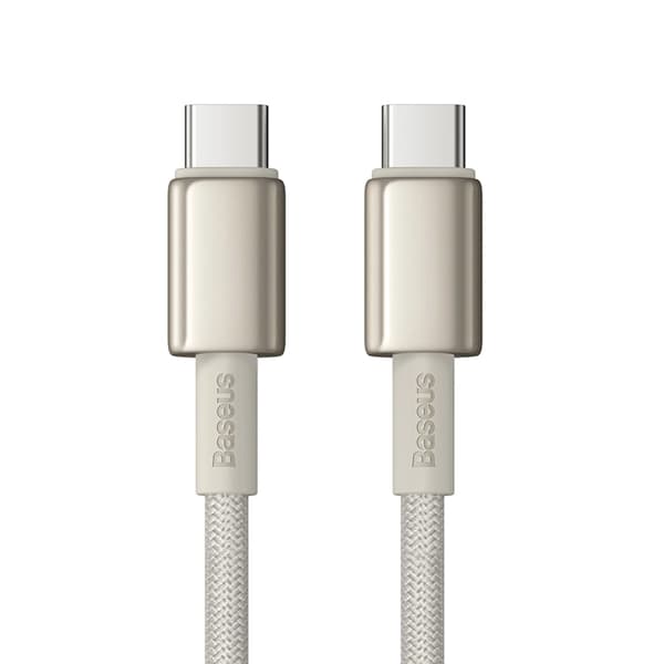 Baseus USB-C till USB-C kabel 100W 2m Tungsten Gold - Guld Guld