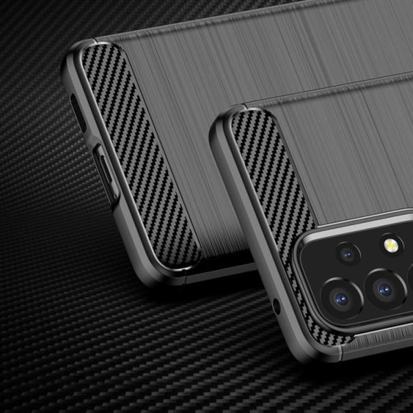 Carbon Fleksibelt Cover Galaxy A53 5G - Sort