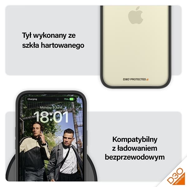 PanzerGlass Mobilskal till iPhone 15/14 Plus D3O Military Shield
