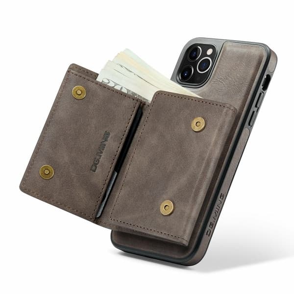 DG.MING M6 Series Mobilskal till iPhone 11 Pro Magnetiskt - Brun