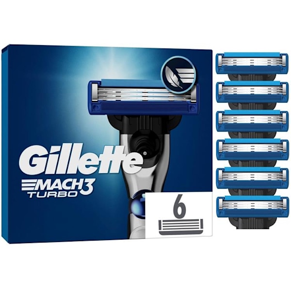 Gillette Rakblad Mach3 Turbo 6st