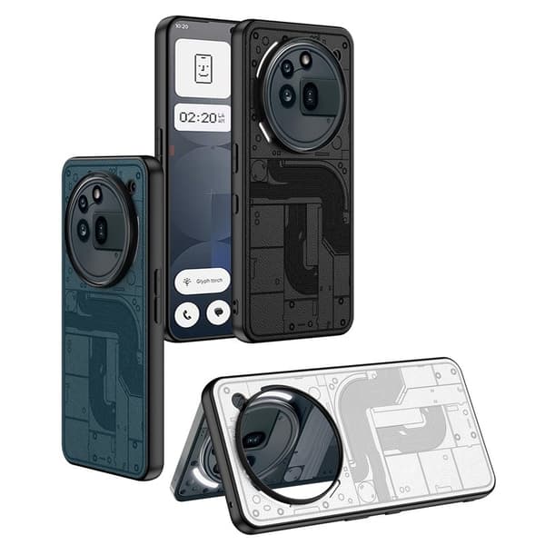 GKK For Mobilskal till Nothing Phone (3a) Pro - PU + TPU + PC - Vit