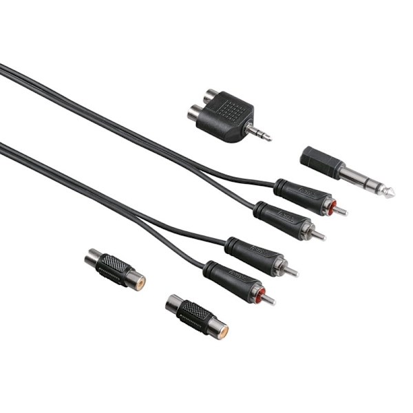 HAMA Kabellydforbindelsessæt RCA 2.5m