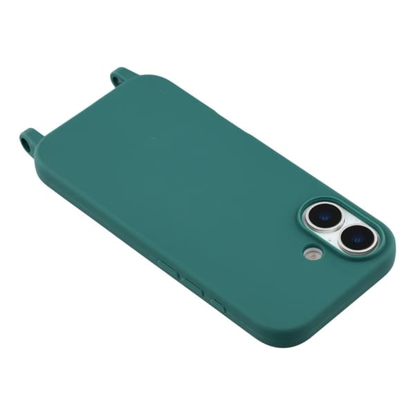 Mobilskal till iPhone 17 TPU med Hål för Rem - Grön Grön
