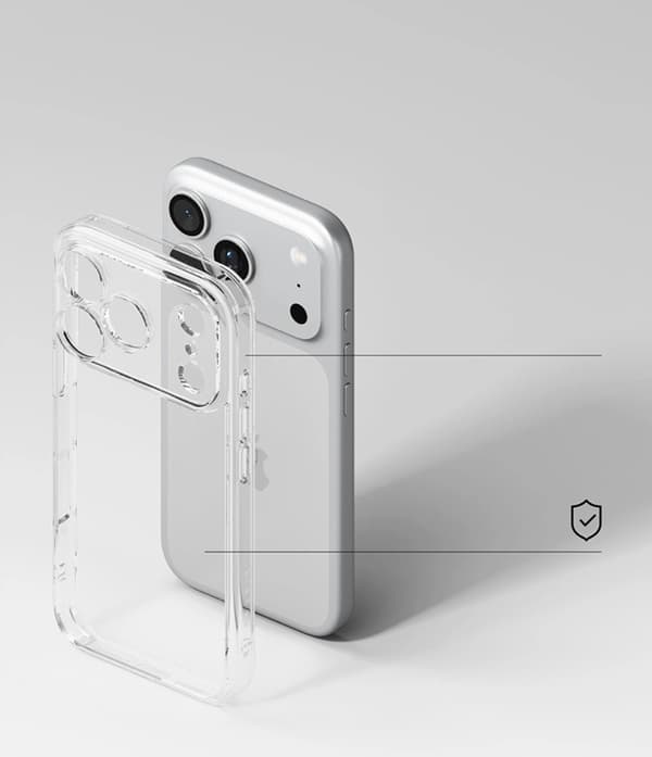 Ringke Mobilskal För iPhone 18 Pro Fusion - Clear Transparent