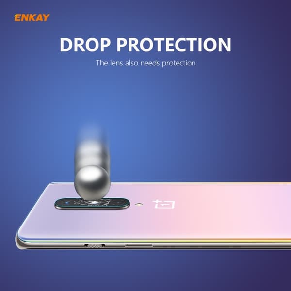 9H Härdat Glas Kameralinsskydd OnePlus 8 Transparent