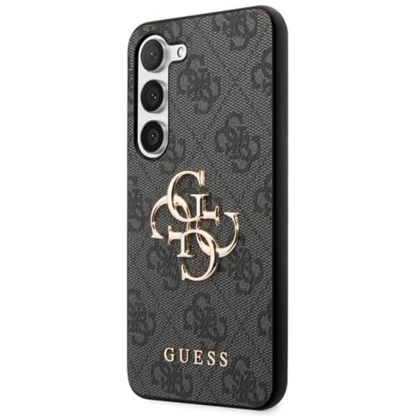 Guess Galaxy S23 FE -puhelinkuori Big Metal Logo - Harmaa