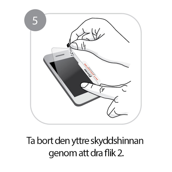 CoveredGear Skärmskydd av Slitstark Film iPhone 6 Plus