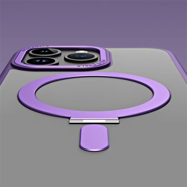 iPhone 15 Pro Max -puhelinkotelo Magsafe Kickstand - violetti